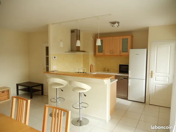 Appartement meublé 2 pièces 53m2 avec terrasse 17m2 et garage