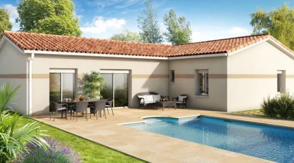 Maison neuve en L Rosières 81400
