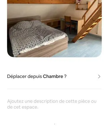 Chambre meublé 15m2