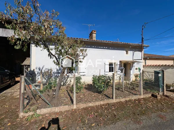 maison de campagne 2 pièces, dépendance, jardin