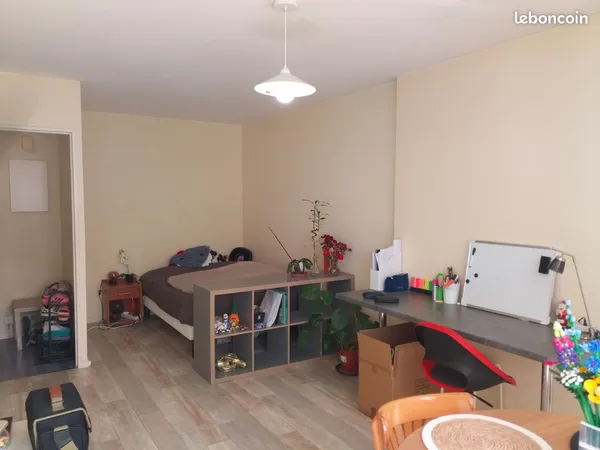 T1 bis meublé avec terasse et parking en sous-sol