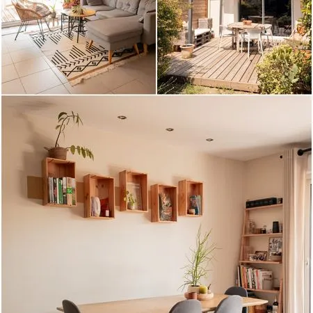 Location maison T3 80m2 avec poêle à bois et jardin