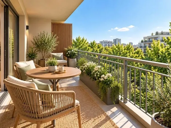 AUBERVILLIERS  SUPERBE 4 PIÈCES AVEC BALCON ET PARKING PROCHE METRO ET MAIRIE