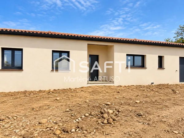 LA TOUR-DU-CRIEU - MAISON NEUVE RE2020 - PLAIN-PIED DE 102 M² - 3 CHAMBRES - GARAGE