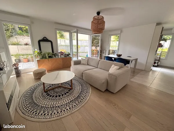 Vends 3 pièces de 75 m² - jardin de 95 m² - sèvres - dpe b - orientation sud - sans vis à vis