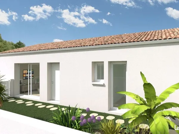 Projet de construction d'une maison 75 m² avec terrain à LONGEVES (17)