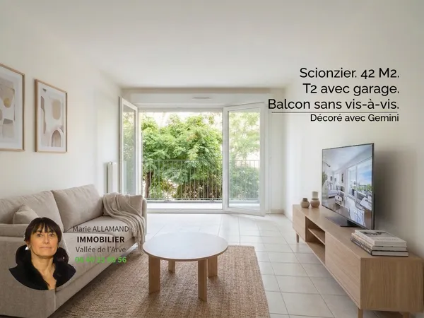 Appartement 2 pièces 42 m²
