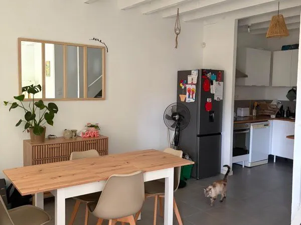 Appartement duplex 3 pièces avec jardin