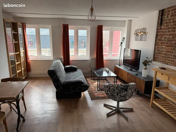 T2 meublé 46 m² - hyper-centre douai - idéal actifs et étudiants