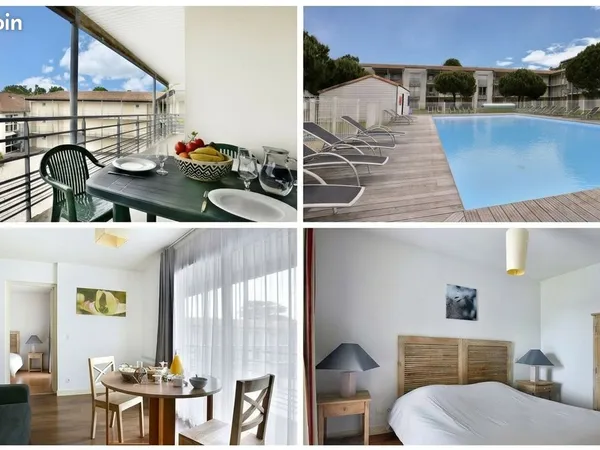 T3 meublé 55 m² avec terrasse 20 m² et piscine - Lagord / La Rochelle