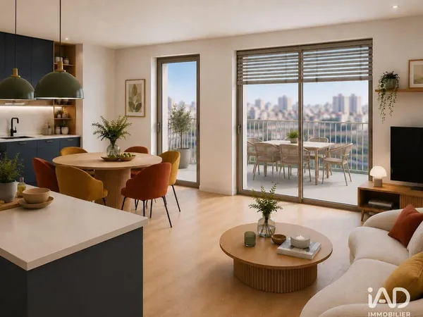 Appartement 3 pièces 59 m²