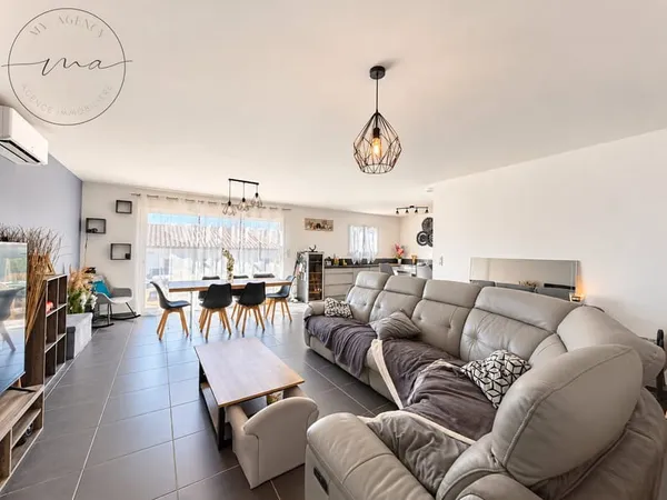 MAUREILHAN VILLA PLAIN-PIED 91 M2 3 CHAMBRES TERRAIN 3