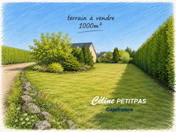 Terrain 1000 m²