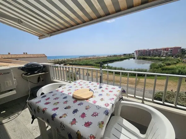 Vue mer et pyrénées : 3 pieces en duplex