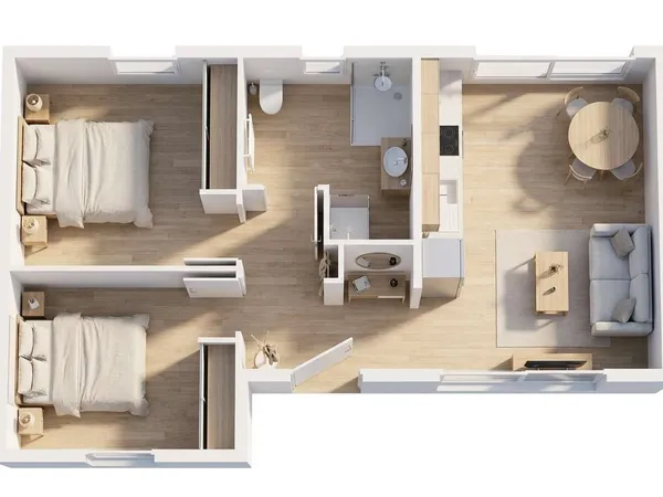 Maison 3 pièces 49 m²