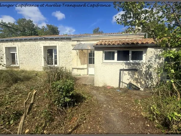 Maison à FORT POTENTIEL à vendre 3 pièces NIORT (79)PLAIN PIED- 520m² de parcelle