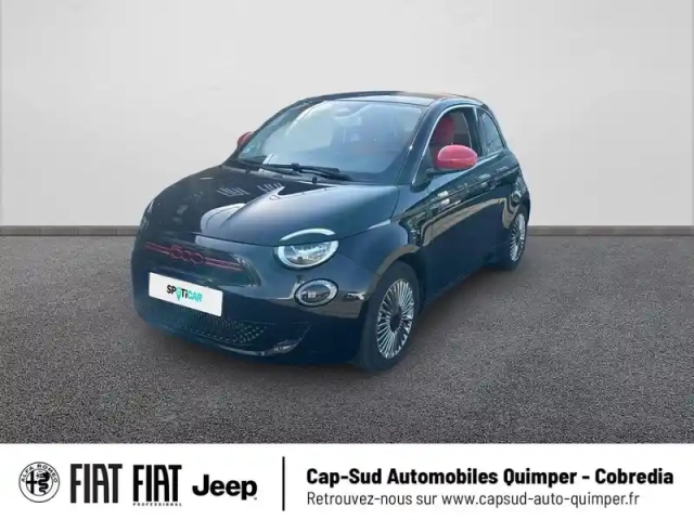 Fiat 500 e 95ch (red) — photo 1