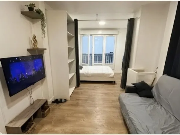 Studio meublé 29 m² avec coin chambre entièrement équipé