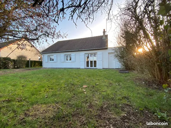Maison de plain-pied 3 chambres avec jardin et garage - Brou (28160