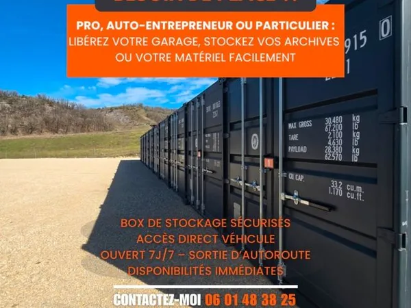 Box de stockage - Garde meuble