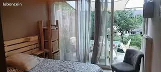 3/4 pieces rez de jardin st jean antibes