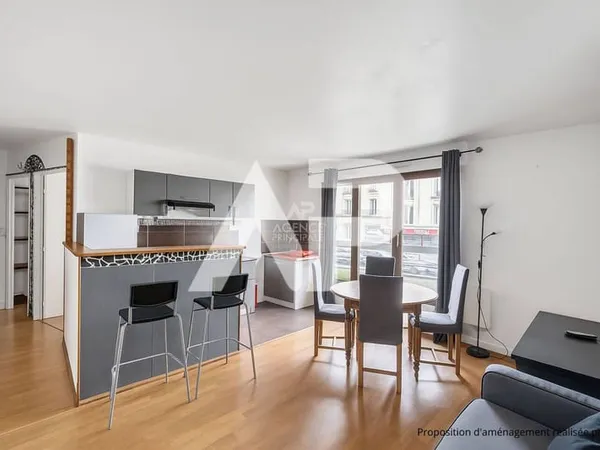 Appartement 3 pièces 46 m²
