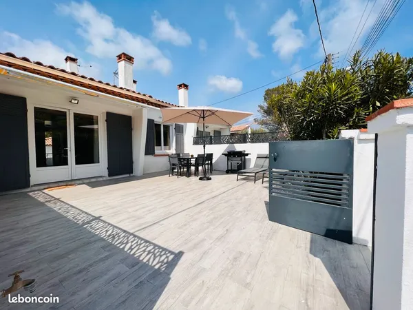 Villa 92m2 - 2 logements - boulouris