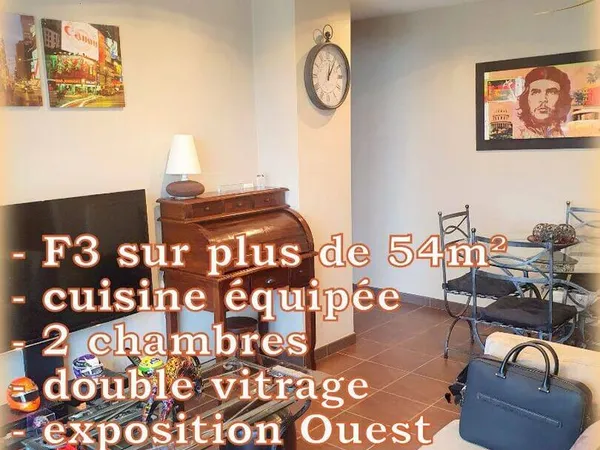 Appartement 3 pièces 54 m²