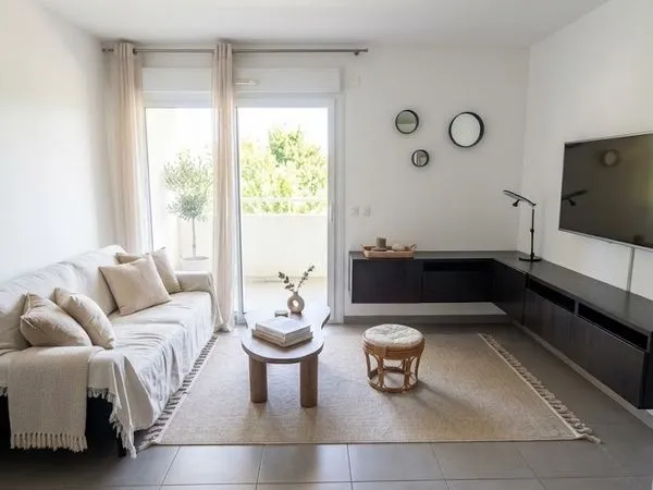 Loue bel appartement sur la colline de Vallauris proche super-Cannes