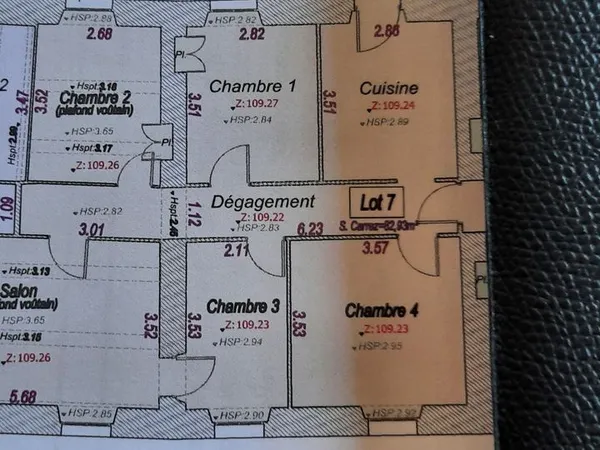 Appartement de 83 m2