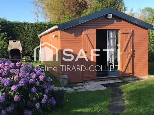 Terrain constructible + chalet habitable
