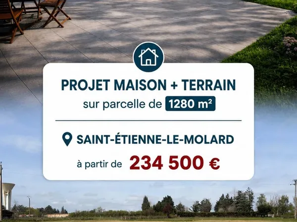 Terrain 1280 m²