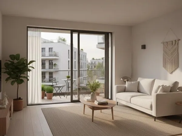 Beau 2 PIÈCES avec BALCON - Grande pièce de vie à Chessy