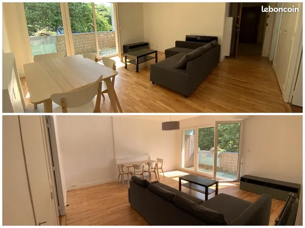 Location Appartement T2 Meublé - Centre de Lorient - Balcon Sud