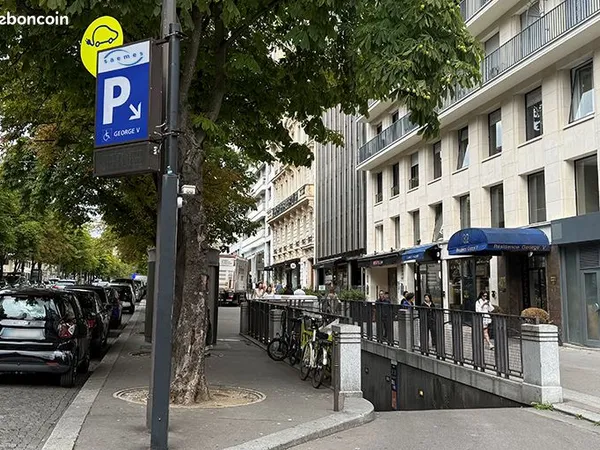 Place parking Saemes George V - 8ème arrondissement de Paris