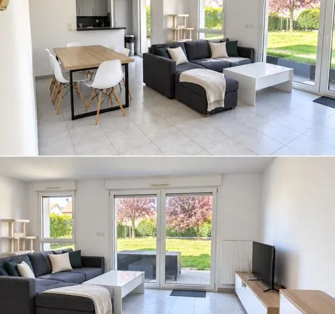 APPARTEMENT A LOUER avec JARDIN