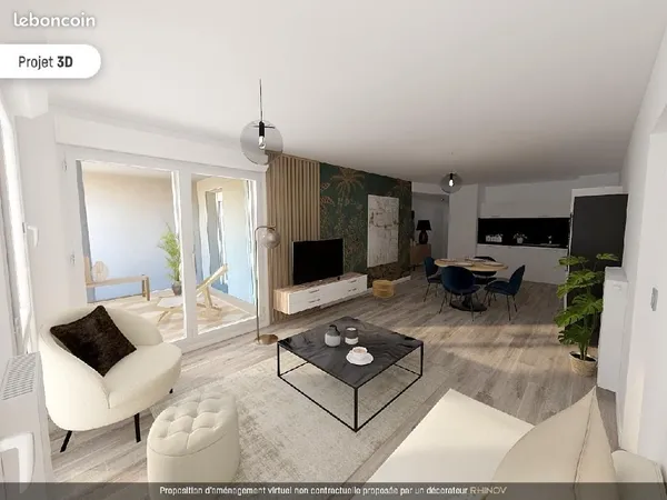 Appartement 3 pièces 68 m²
