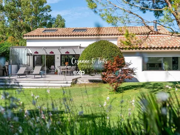 CABRIÈS - PROPRIÉTÉ D'EXCEPTION DE 178 M², PISCINE, DÉP