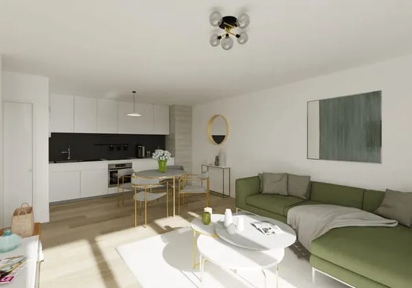 Appartement 2 pièces 38 m²