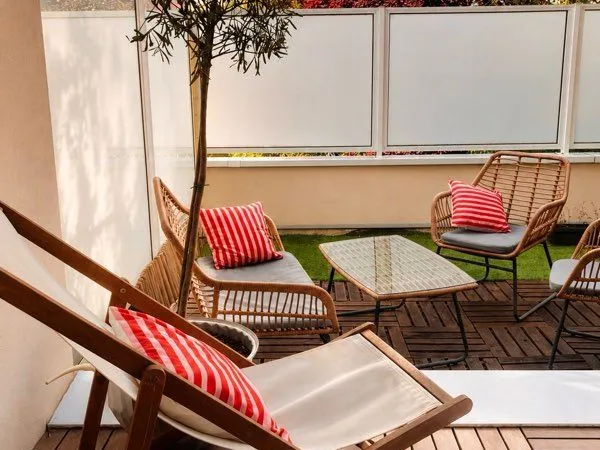 RARE-REIMS CENTRE VILLE JARD - APPARTEMENT 80m2, TERRASSE, BALCON, GARAGE