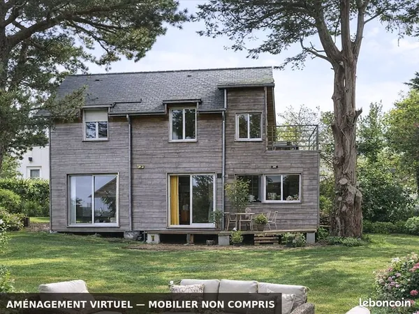 Maison ossature bois 124 m2 - 6 pieces, 5 chambres - terrain 1815 m2 - Saint-Cast-le-Guildo
