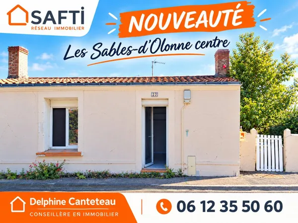 Beau potentiel pour cette maison centre les Sables