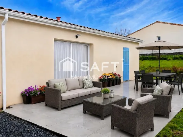 Maison neuve, 2 chambres avec placard, jardin