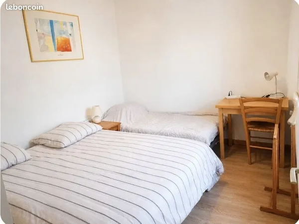 Chambres à la nuitée, à la semaine ou au mois