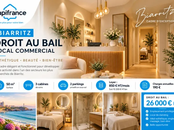 Commerce 3 pièces 50 m²