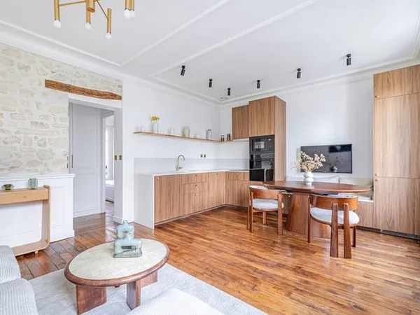 Appartement haussmanien - Paris 14eme - 2 pièce(s) - 45 m2