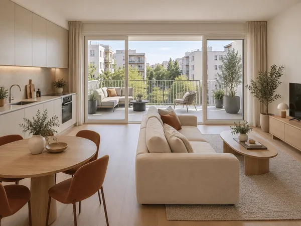 Appartement 3 pièces 66 m²