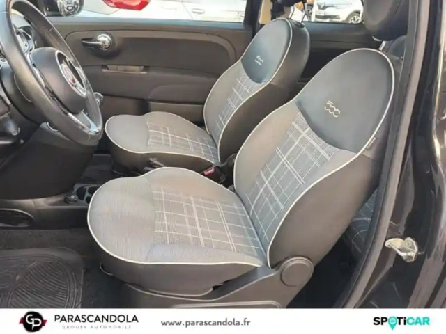 Fiat 500 1.2 8v 69ch eco pack lounge — photo 9
