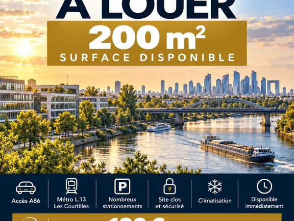Bureaux 200 m²