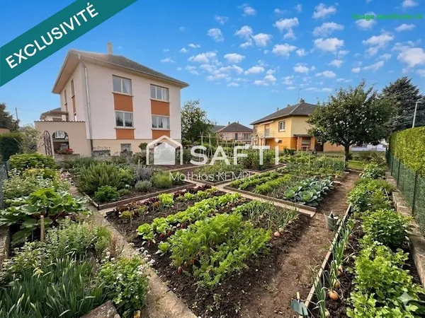 Maison 7P - 195m² - BI-FAMILLE & TERRAIN divisible